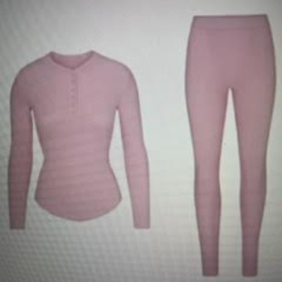 SKIMS Other - Skims Logo Pointelle Pajama Set